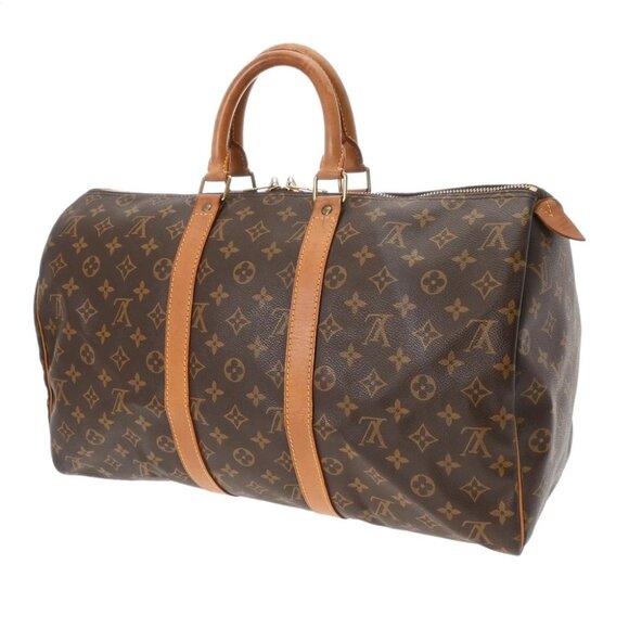 LOUIS VUITTON Monogram Keepall 45 Brown M41428 boston bag - Picture 1 of 10